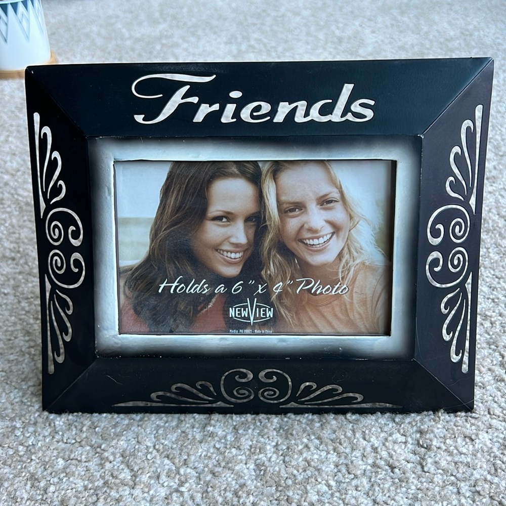 Black metal 6x4 inch Photo Frame